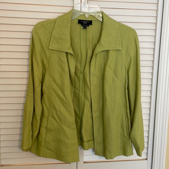 Talbots 100% linen casual jacket - Picture 1 of 5